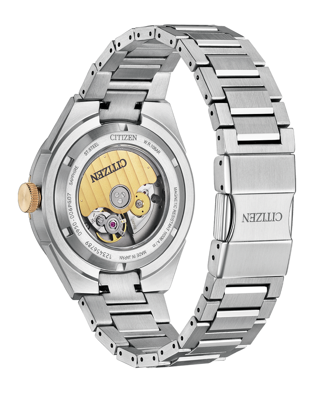 Citizen Series 8 Automatic Stainless Steel Black Watch NA1034-51H