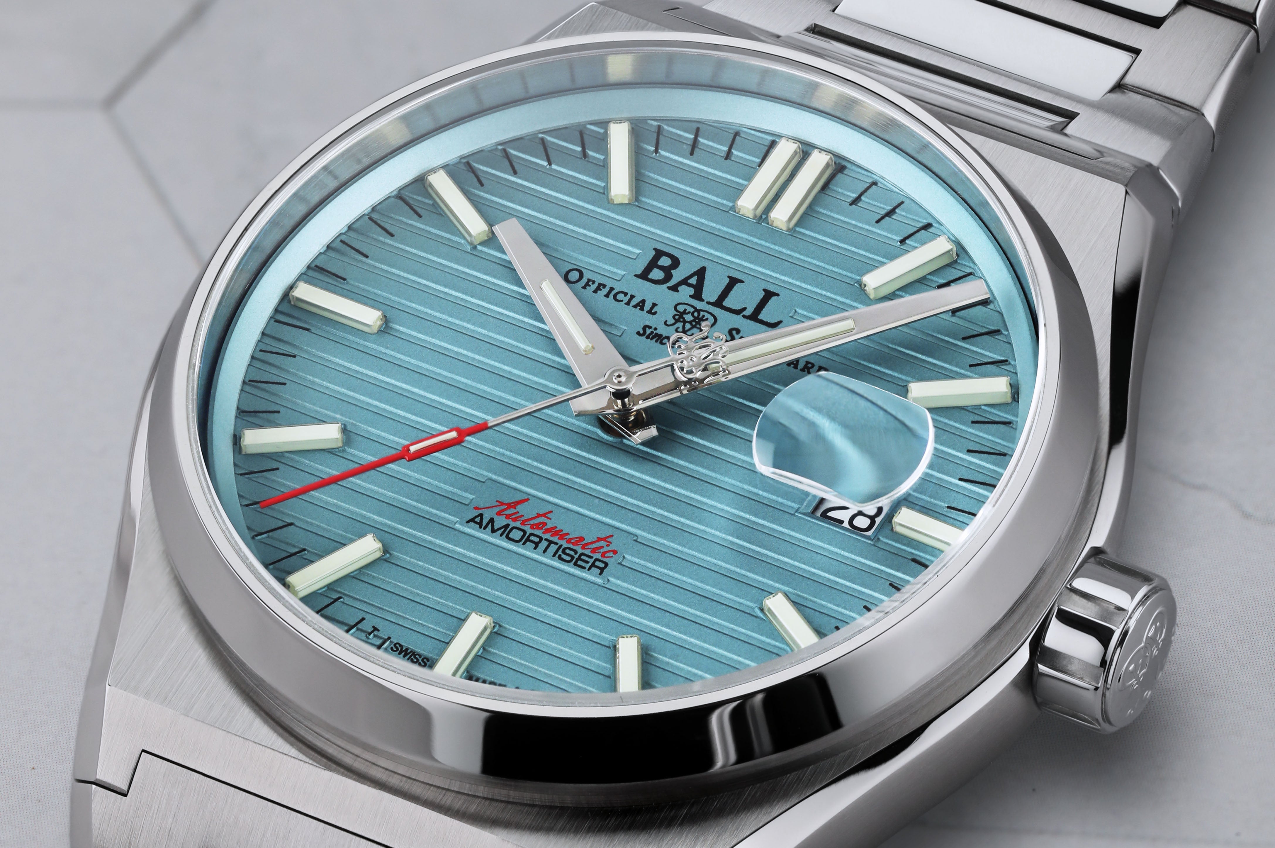 Ball Roadmaster Perseverer Ice Blue Dial NM9050C-S1-IBE