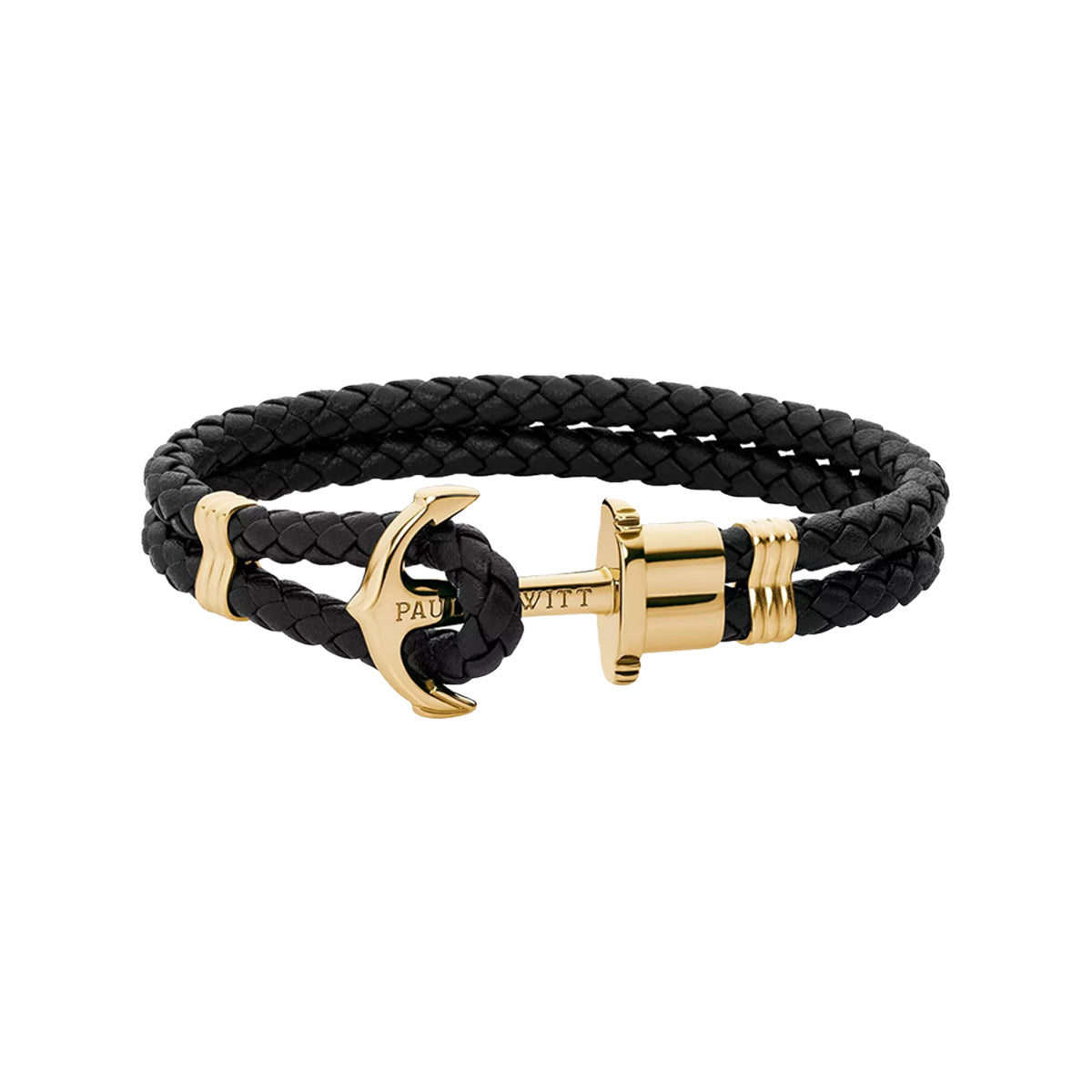 Paul Hewitt Phrep Black Leather XL Bracelet