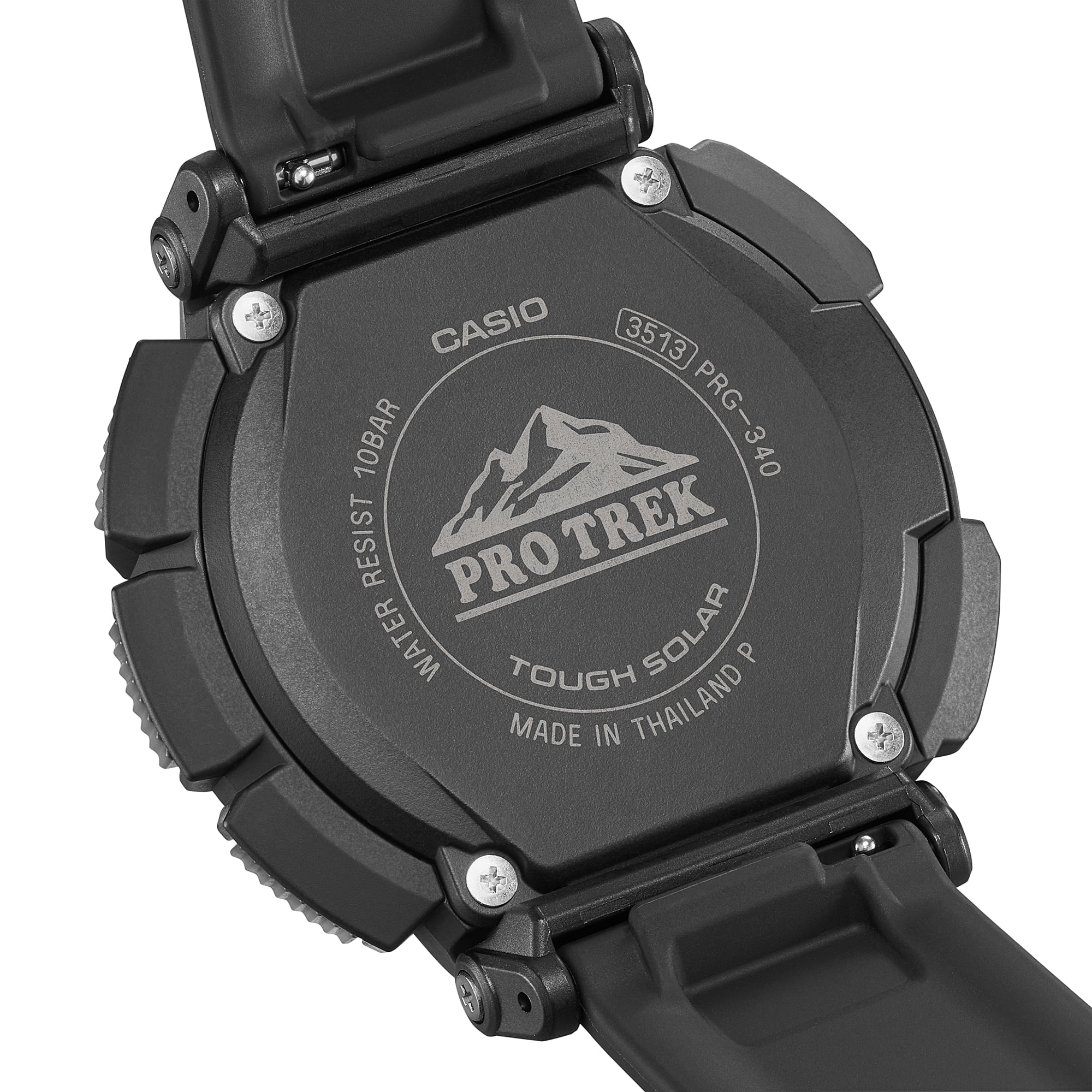 Casio Protrek Digital Solar Black Resin Band Watch PRG340-1D