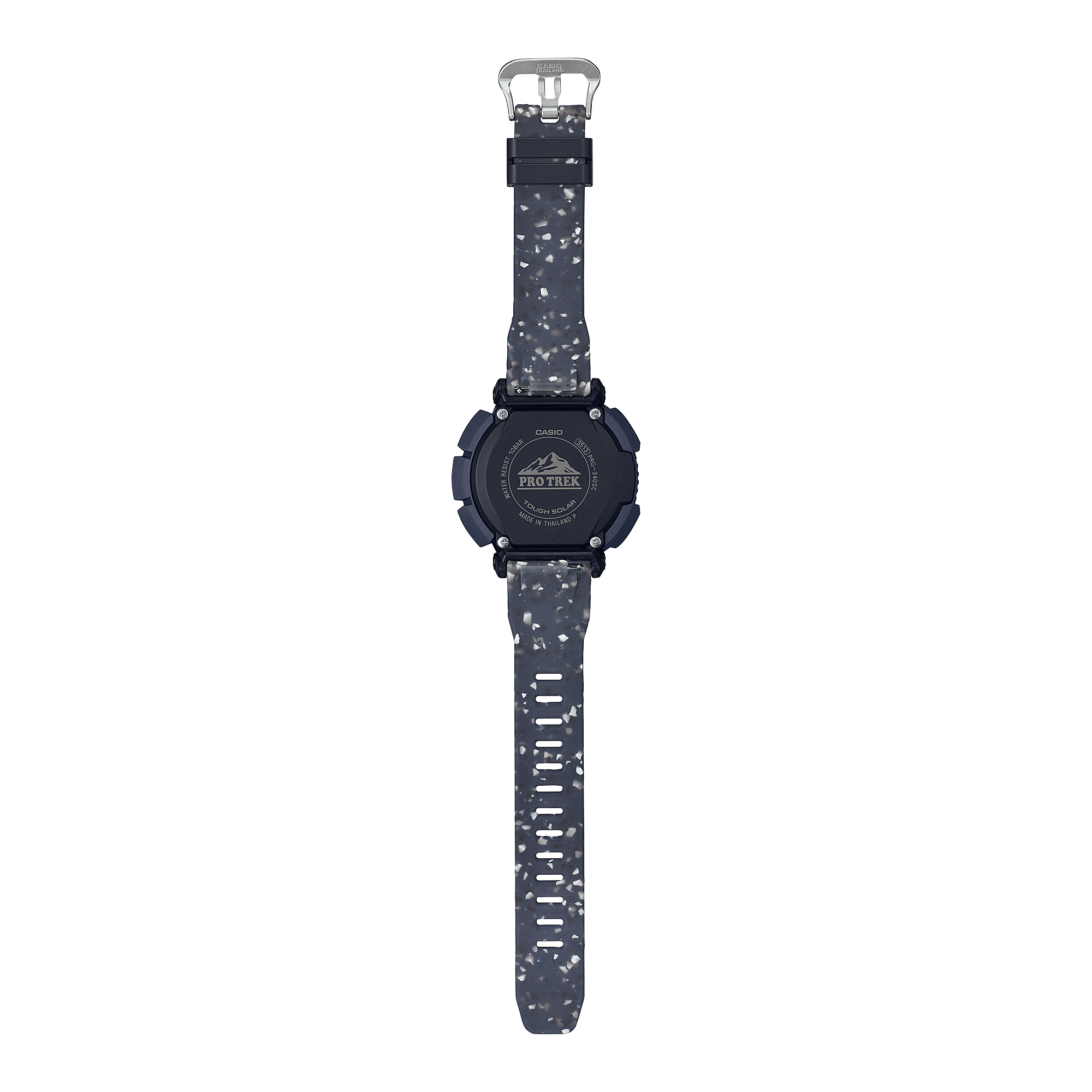 Casio PRO TREK Explorer Edition with Dual-Layer LCD and Reused Resin Band PRG340SC-2D