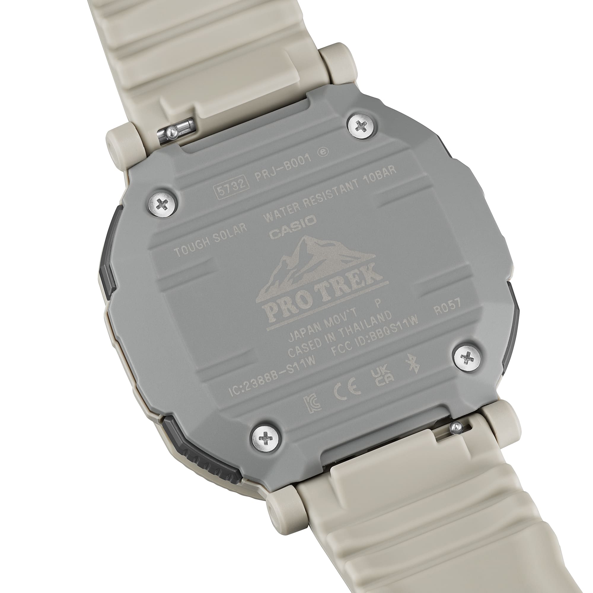 Casio Protrek DUO Solar Grey Resin Band Watch PRJB001-7D