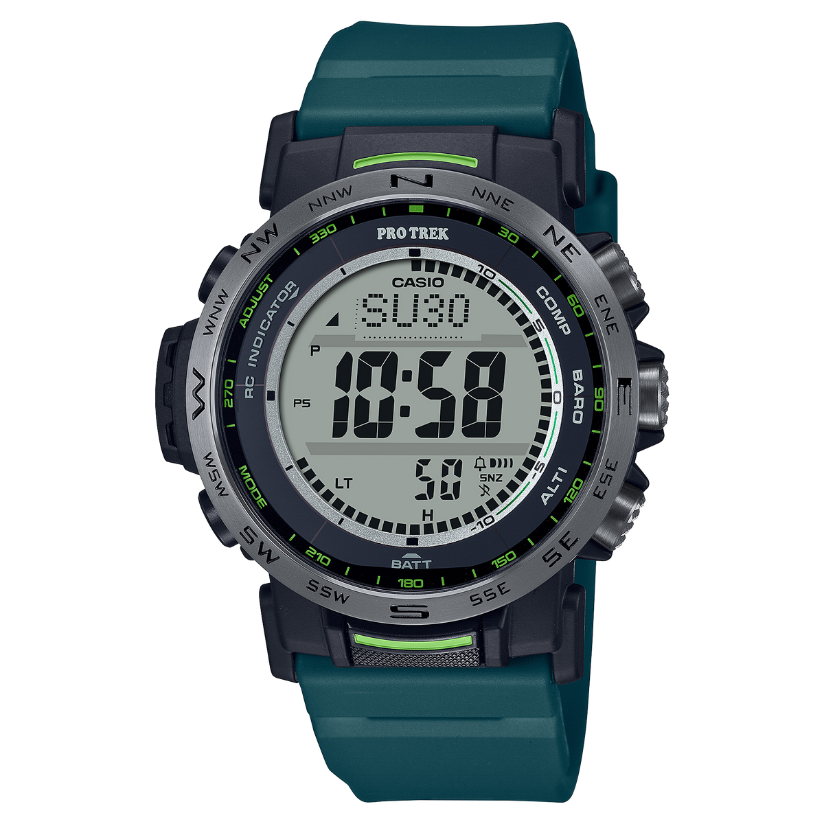 Casio Pro Trek Tough Solar Resin Band Watch PRW35Y-3D