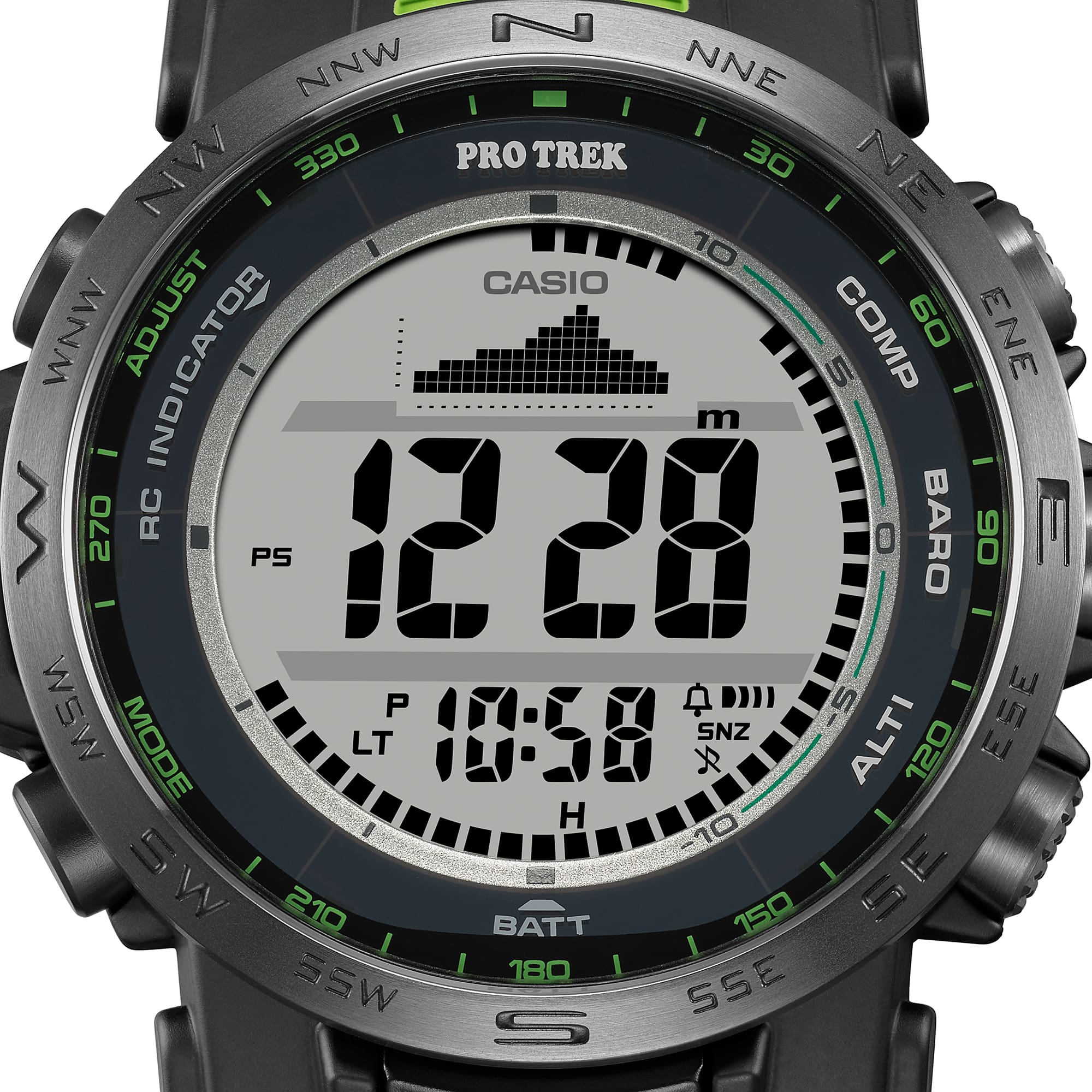 Casio Pro Trek Tough Solar Resin Band Watch PRW35Y-3D