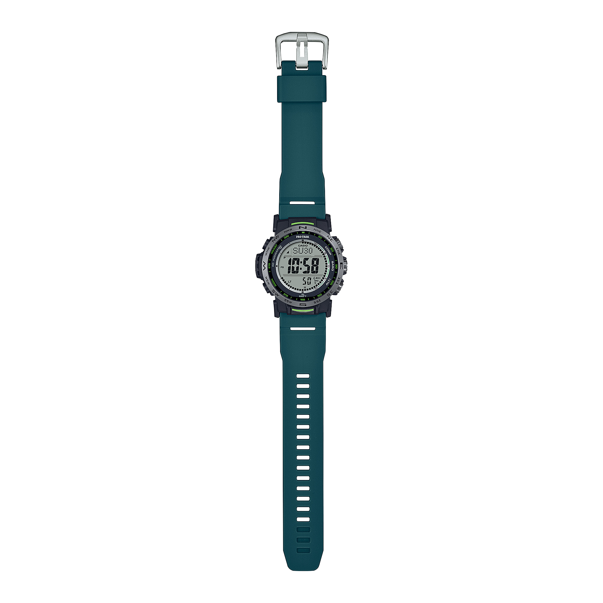 Casio Pro Trek Tough Solar Resin Band Watch PRW35Y-3D