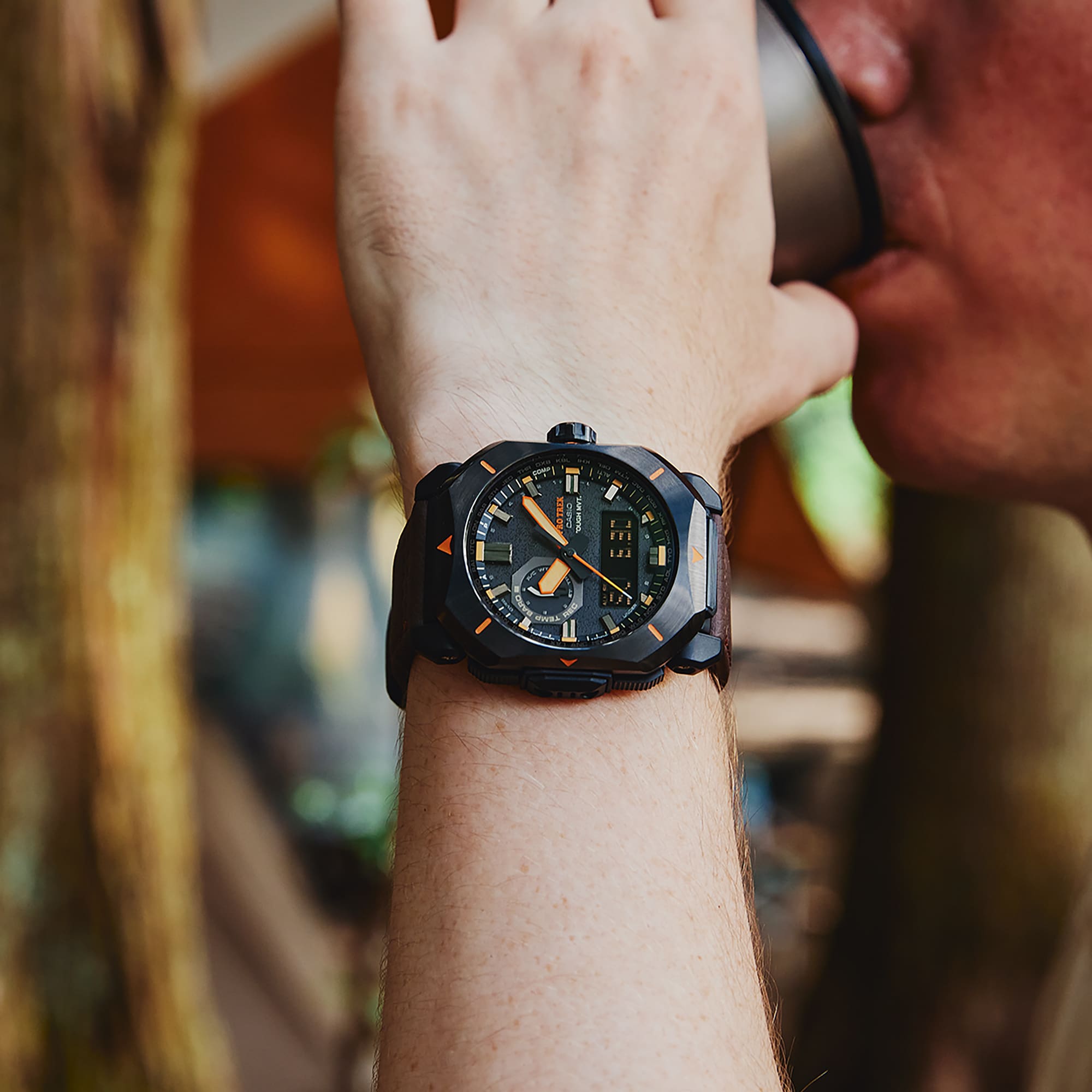 Casio Protrek Climber Line Solar Black Dial Watch PRW6900YL-5D