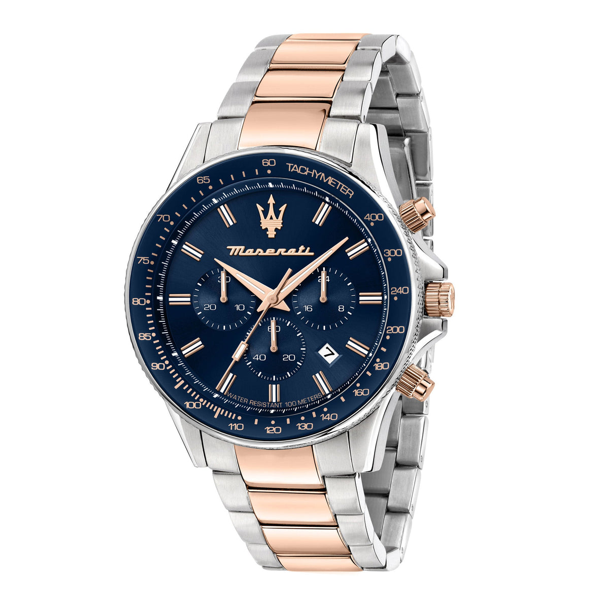 Maserati Sfida Two Tone Chronograph Watch
