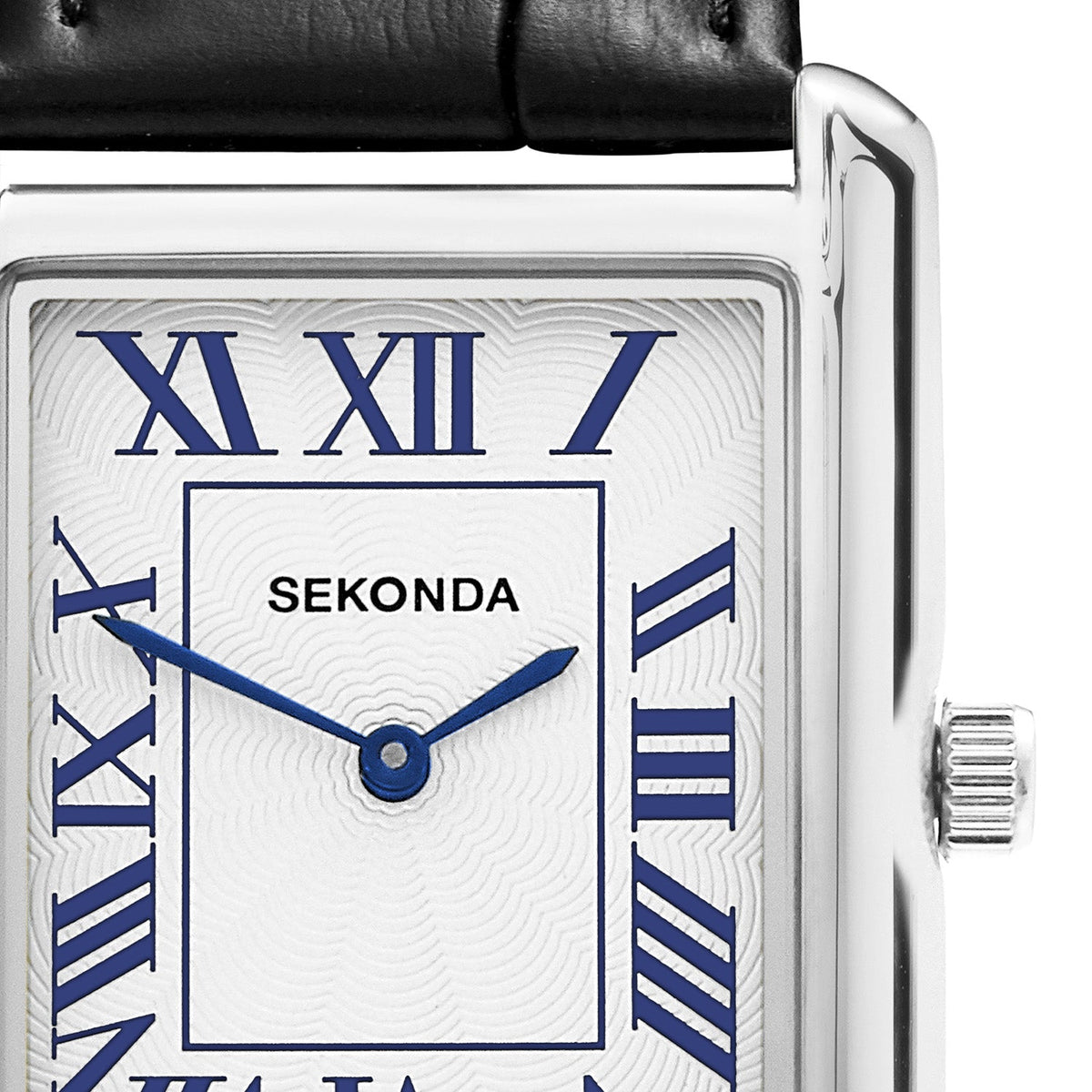 Sekonda Clement White Dial Black Leather Mens Watch SK30355 view 5