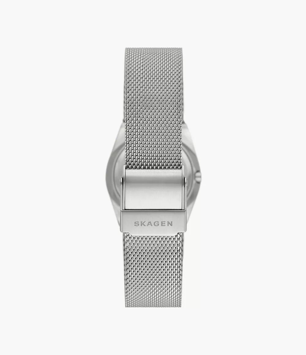 Skagen Lille Grenen Stainless Steel Mesh Solar Watch SKW3080 – Eco-Conscious and Elegant