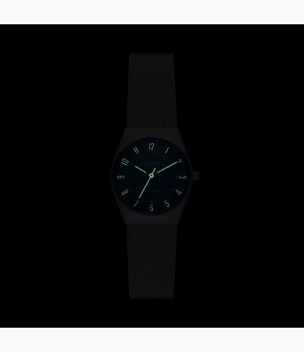 Skagen Lille Grenen Stainless Steel Mesh Solar Watch SKW3080 – Eco-Conscious and Elegant