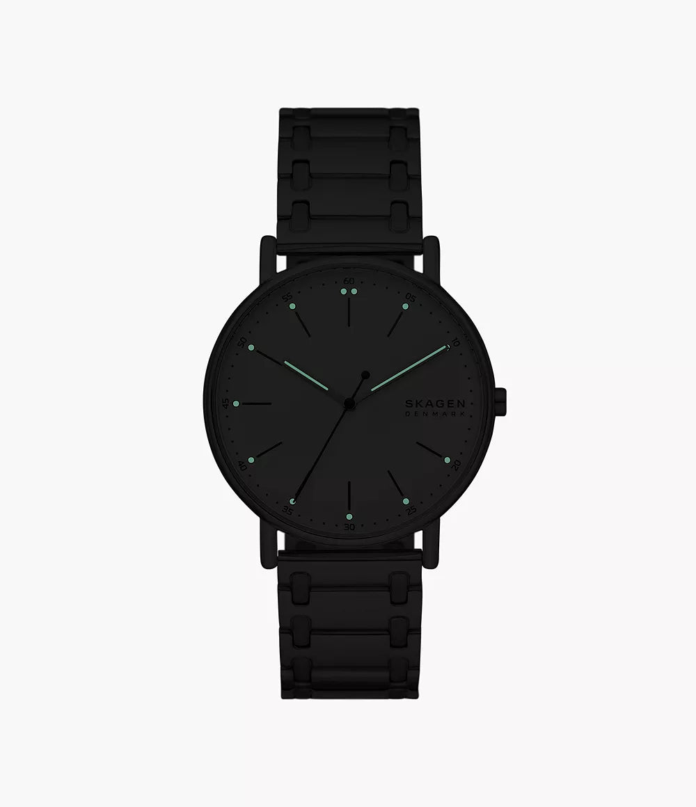 Skagen Signatur Classic Silver Watch with Three-Hand - SKU SKW6912