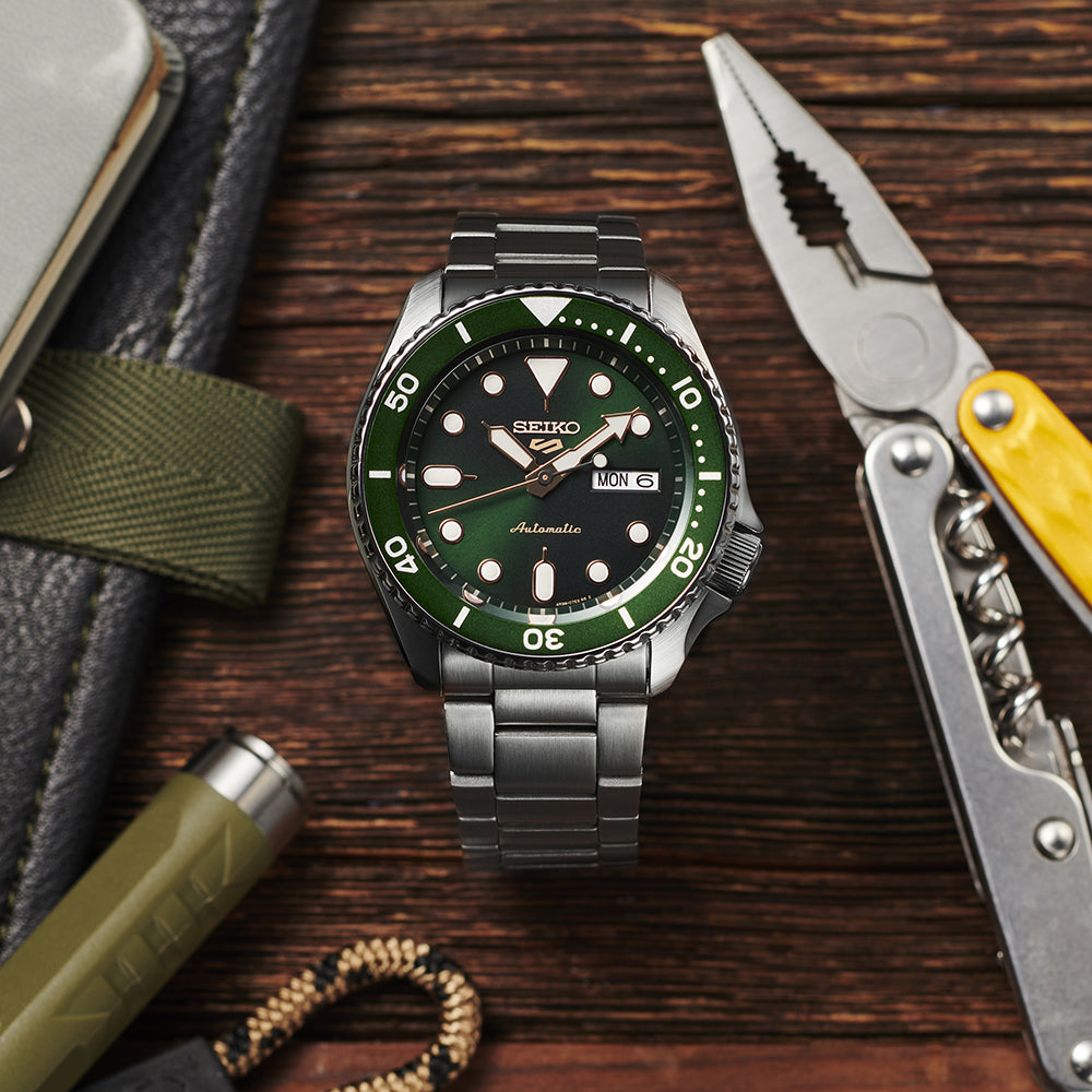 Seiko Sports Green Dial Automatic Watch SRPD63K