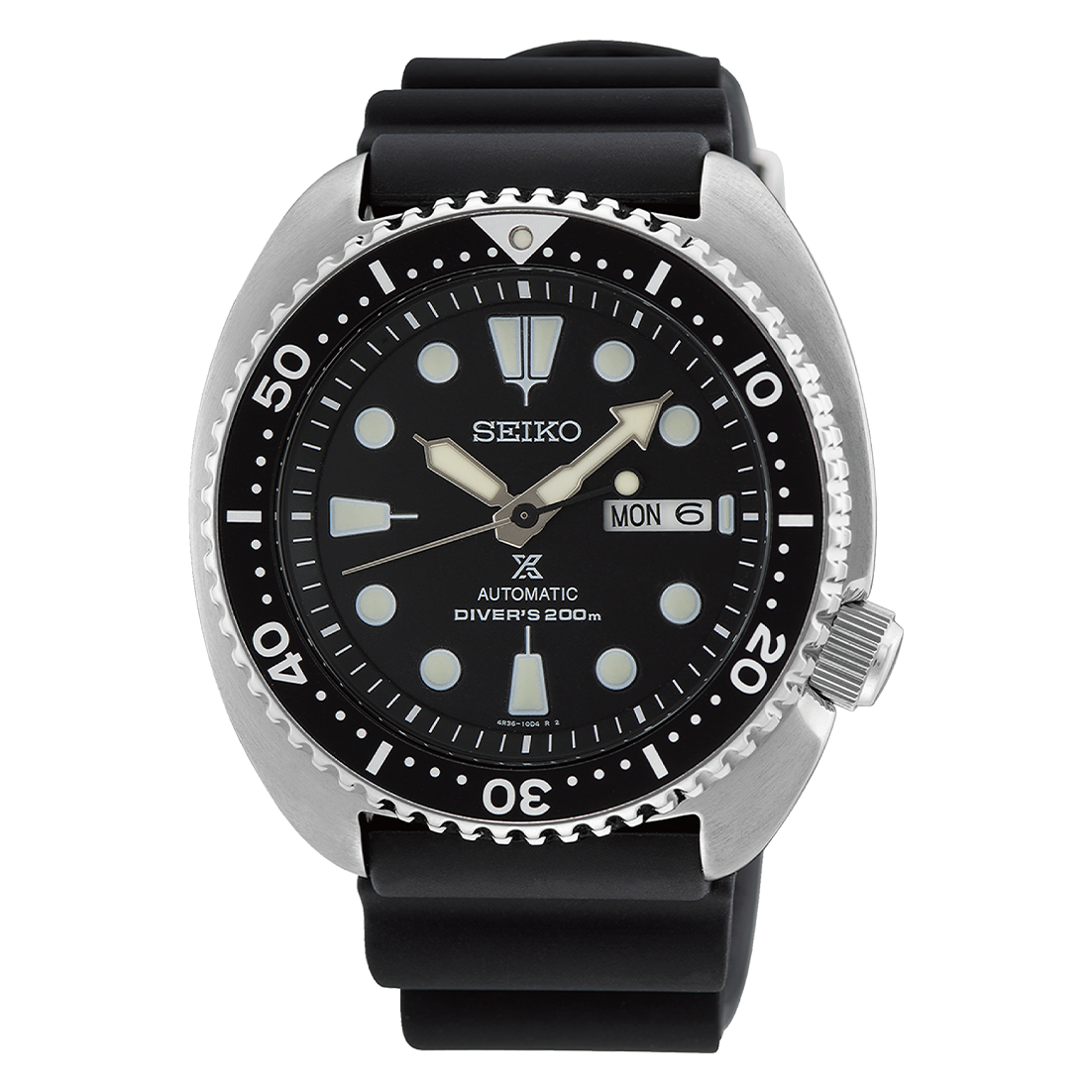 Seiko Prospex "Turtle" Divers Black Dial Watch SRPE93K