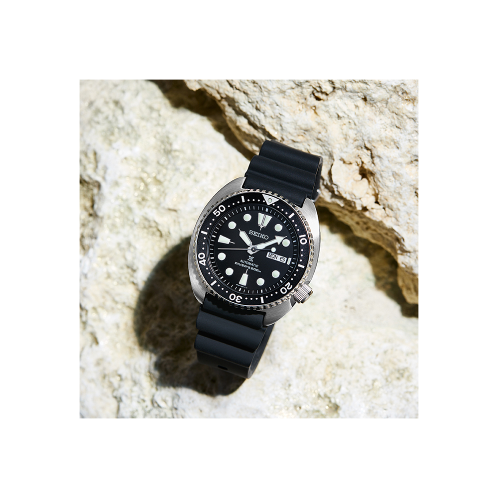 Seiko Prospex "Turtle" Divers Black Dial Watch SRPE93K