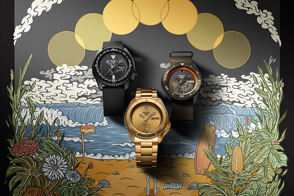 Seiko 5 Kentaro Yoshida Limited Edition “Time Goes by Forever” All Gold SRPL26K