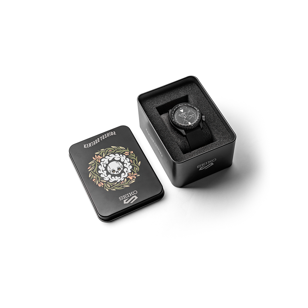 Seiko 5 Kentaro Yoshida Limited Edition “Time Goes by Forever” All Black SRPL25K