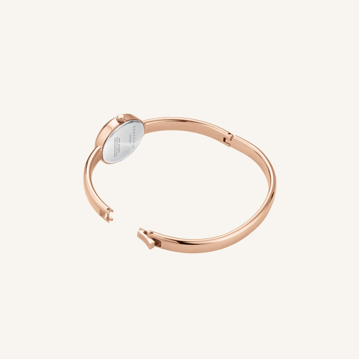 Rosefield Studio Bangle S Mother of Pearl Rose Gold Watch STWRSR-ST08