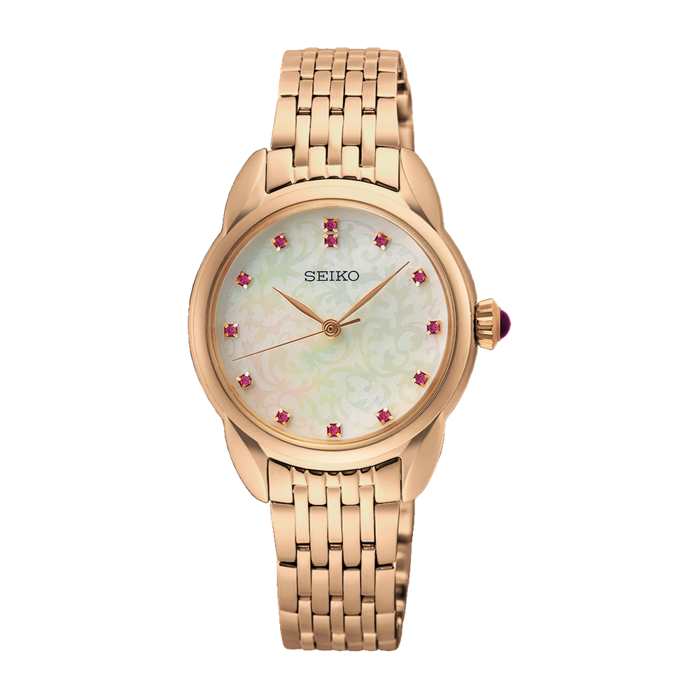 Seiko Special Edition Ladies Rose Gold Daywear Watch SUR564