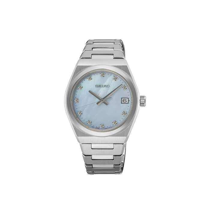Seiko Essential Time Ladies Daywear 100M – Stunning Mother of Pearl Di