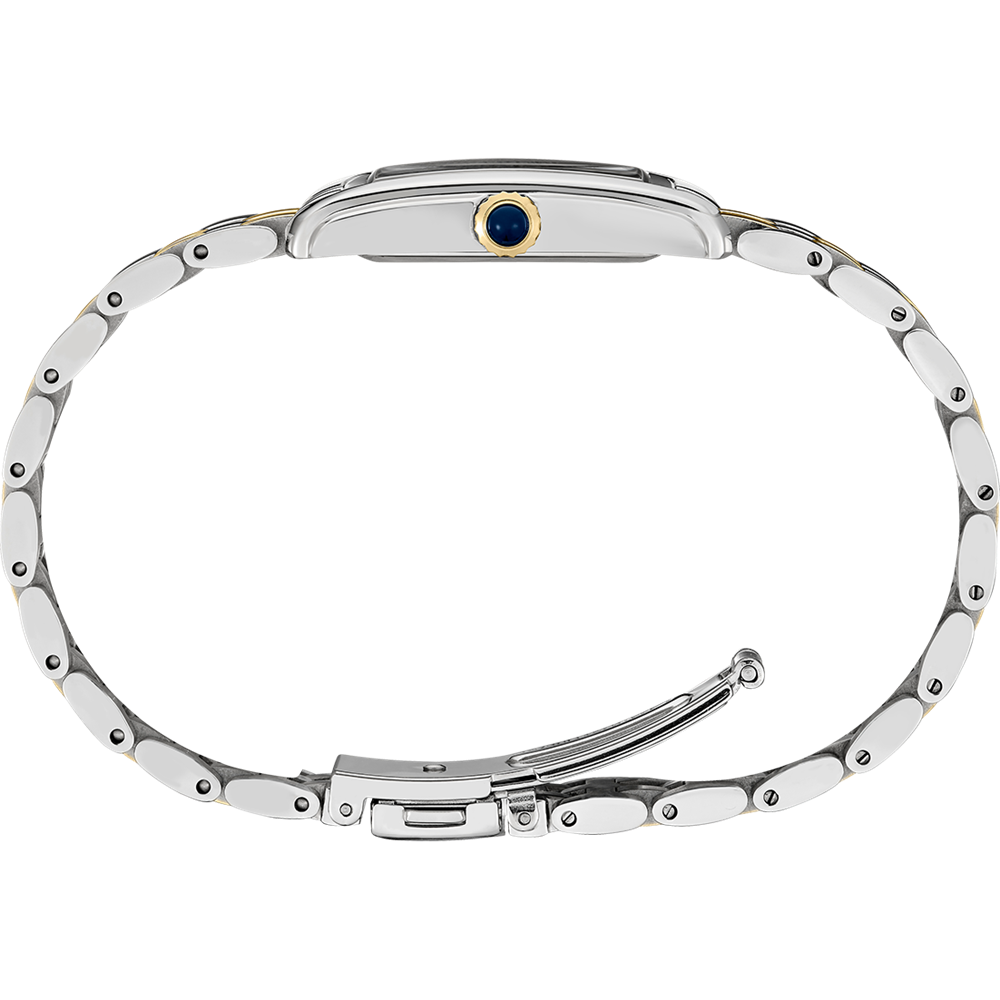 Seiko Two-Tone Square Womens Dress Watch SWR087P