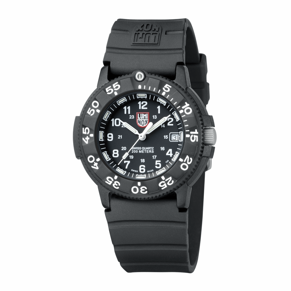 Luminox Original Navy SEAL Dive Black Rubber Watch XS.3001.H.SET