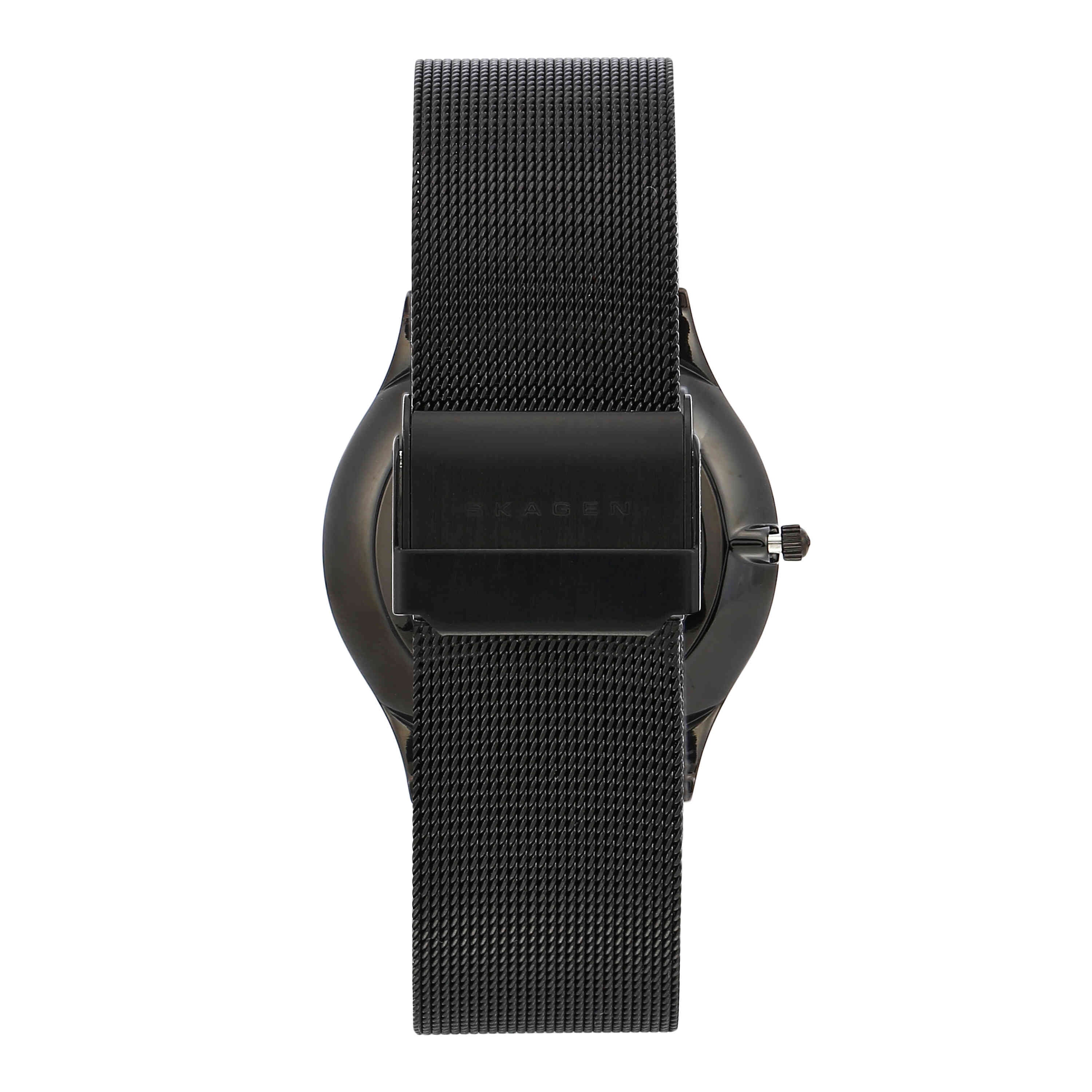 Skagen Royal Blue Dial And Black Signature Skagen Band T233Xltmn - Mens Watch