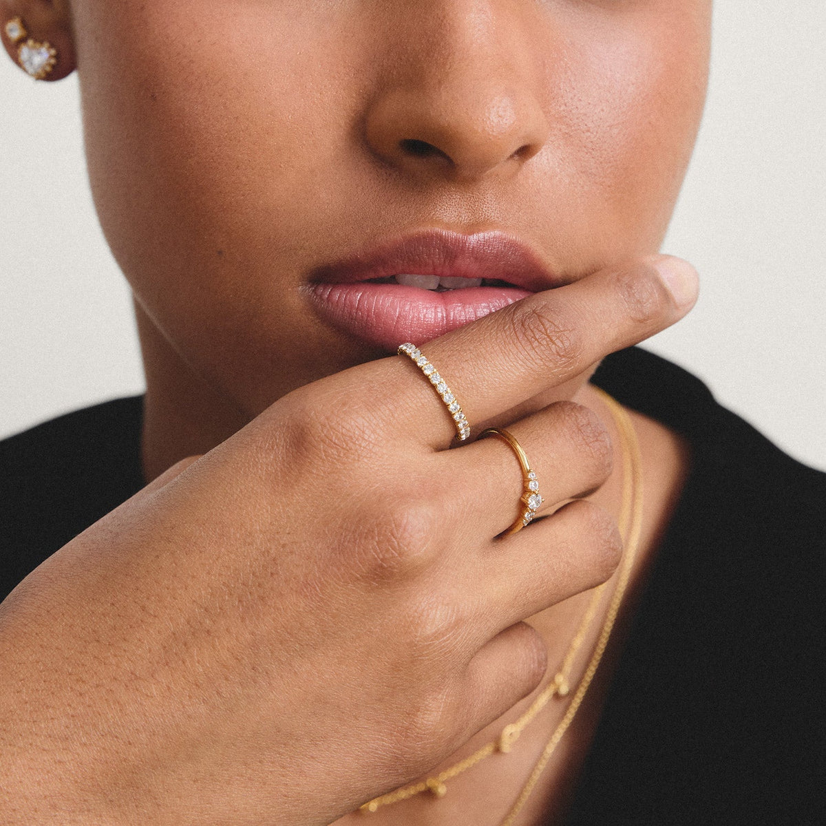 Thomas Sabo Ring with zirconia stones
