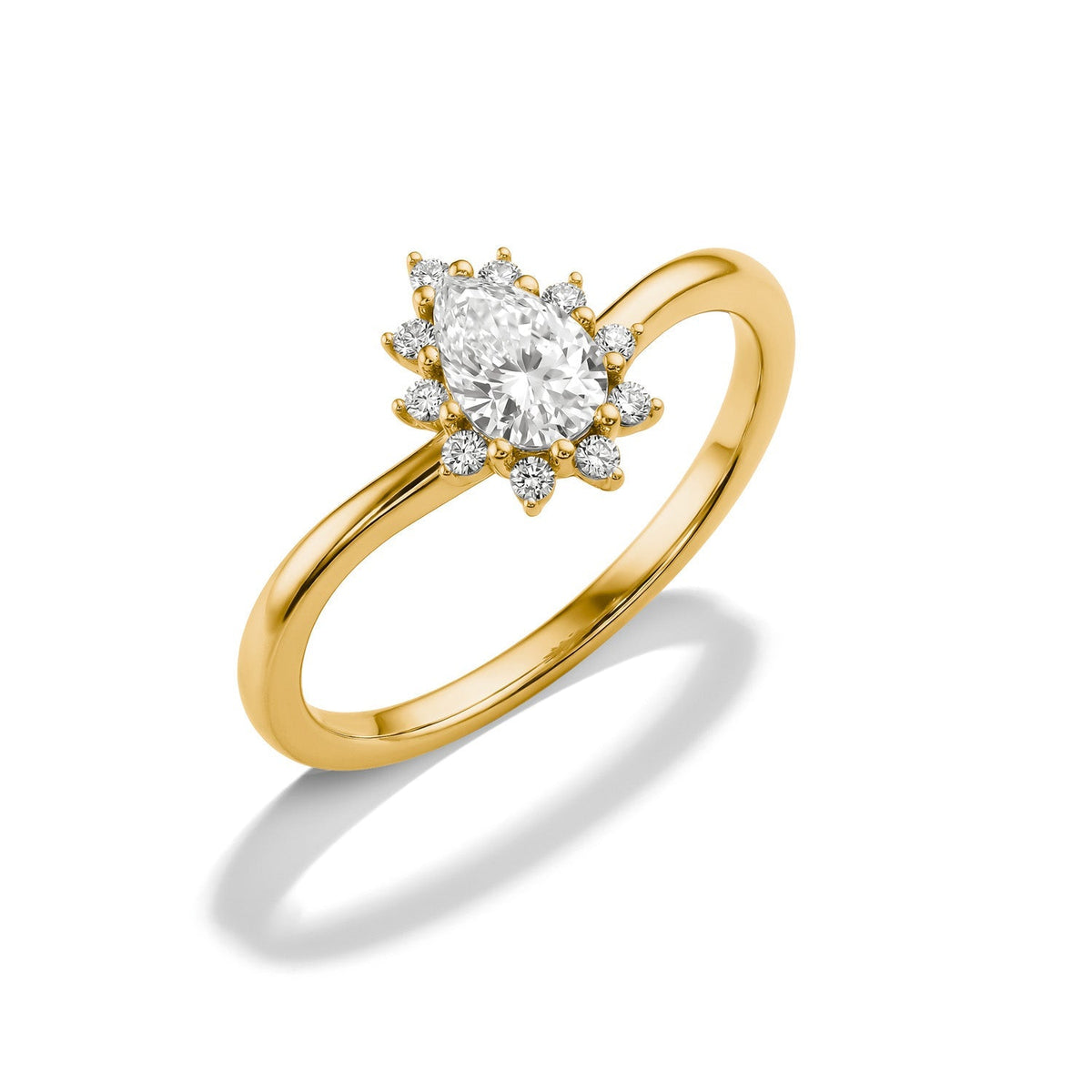 Thomas Sabo Ring with zirconia in teardrop shape TR2479MY50