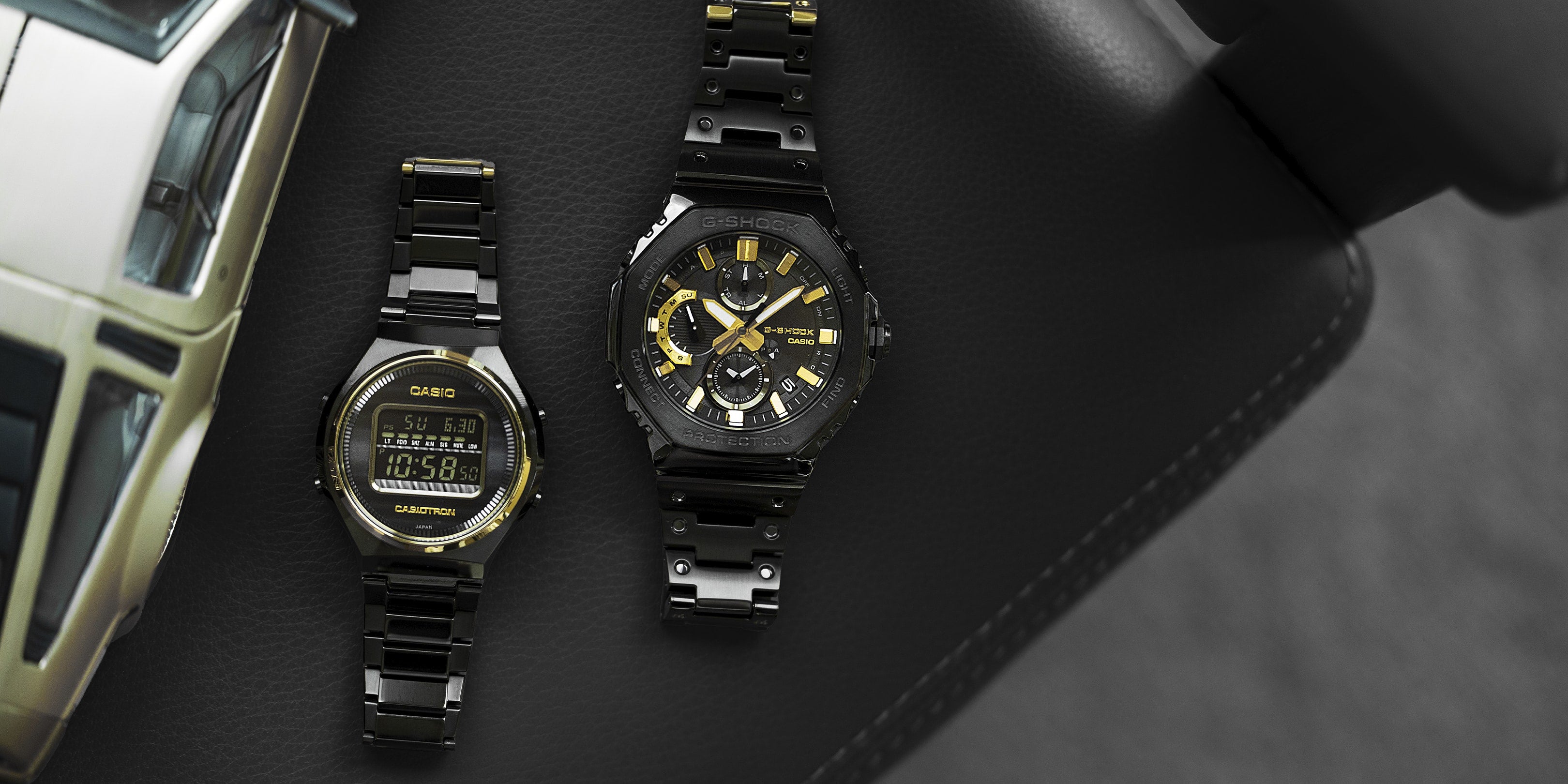 G-Shock Full Metal Black Dial Black Resin Band Watch GMCB2100ZE-1A