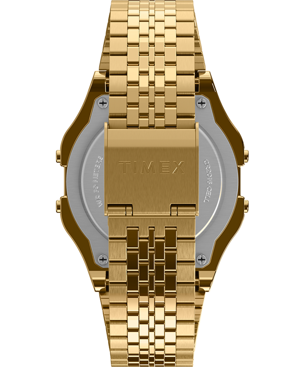 Timex T80 34mm Gold Watch TW2R79200