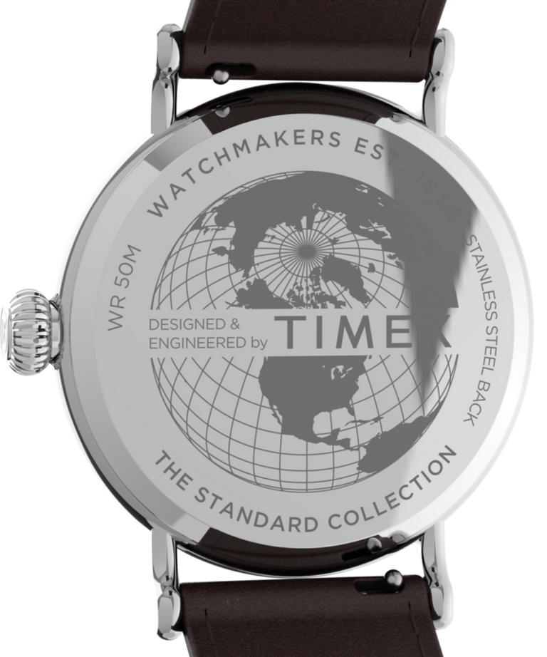 Timex Standard 40mm Leather Strap Watch TW2V27800