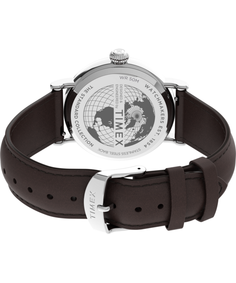 Timex Standard 40mm Leather Strap Watch TW2V27800