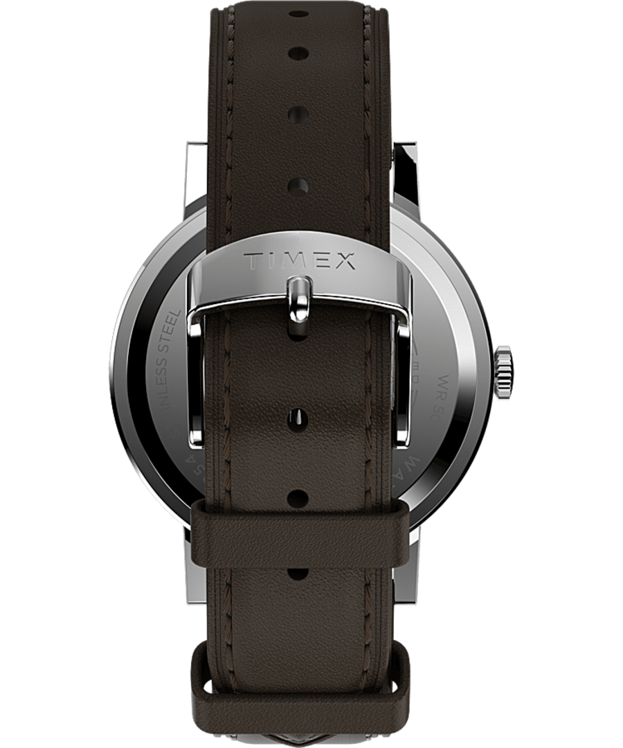 Timex Midtown 38mm Brown Leather Band Watch TW2V36500