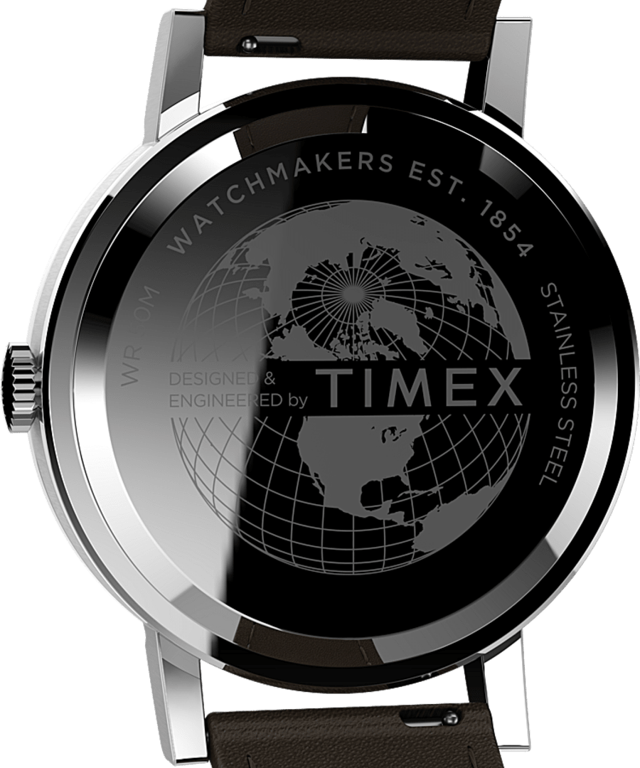 Timex Midtown 38mm Brown Leather Band Watch TW2V36500