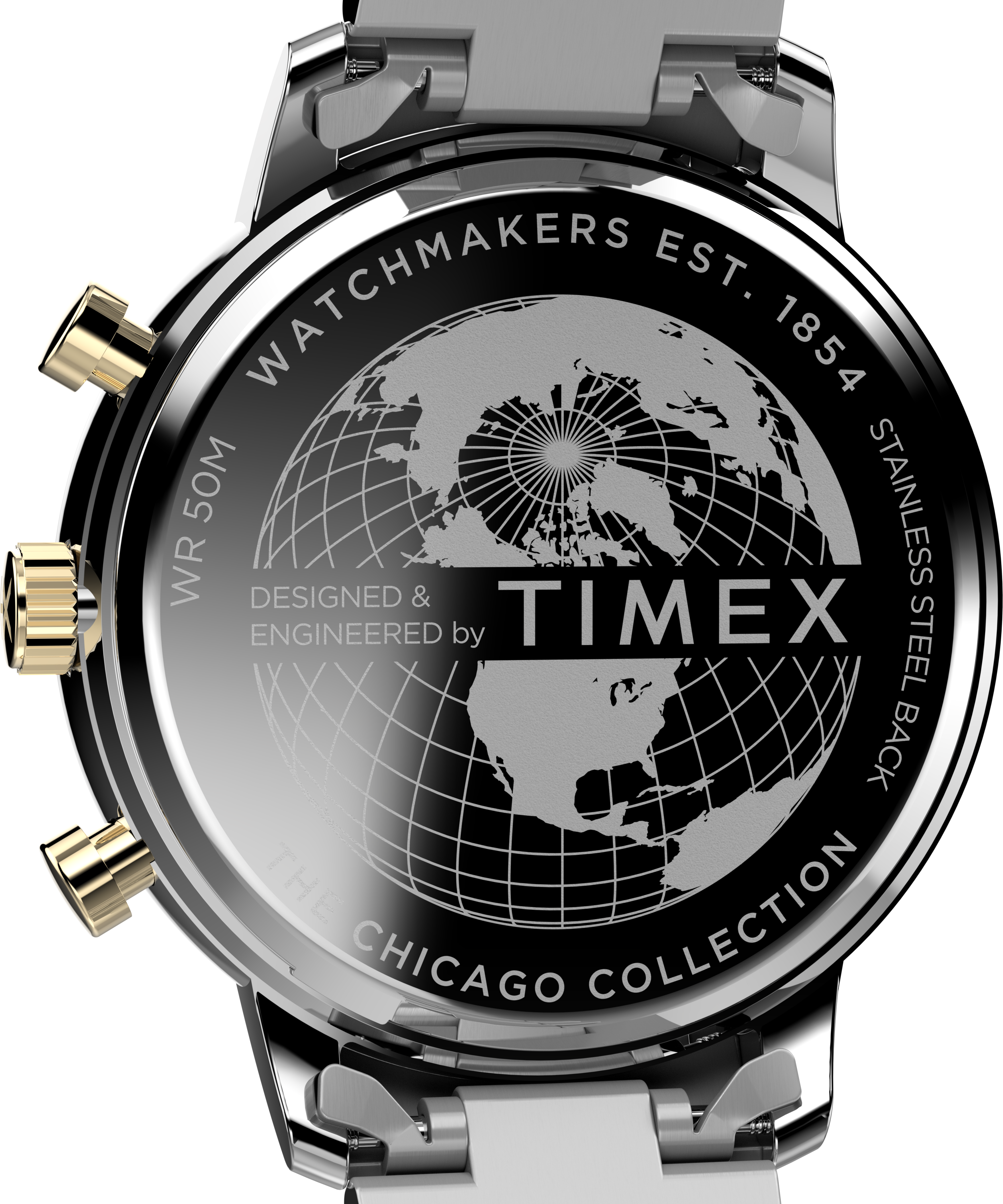 Timex Chicago 45mm Stainless Steel Blue Dial Watch TW2W13300