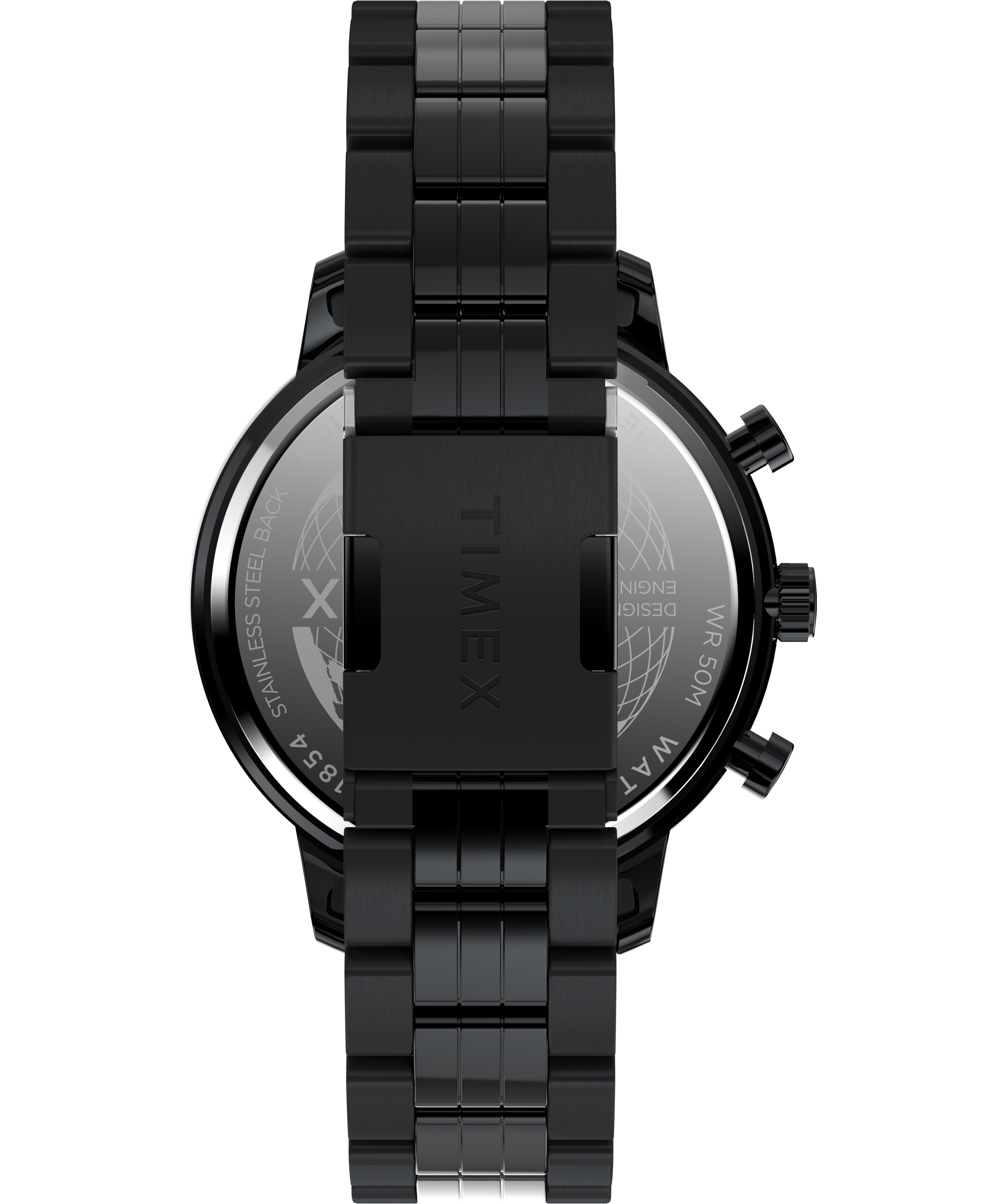 Timex Chicago 45mm Stainless Steel Black Dial Watch TW2W13400
