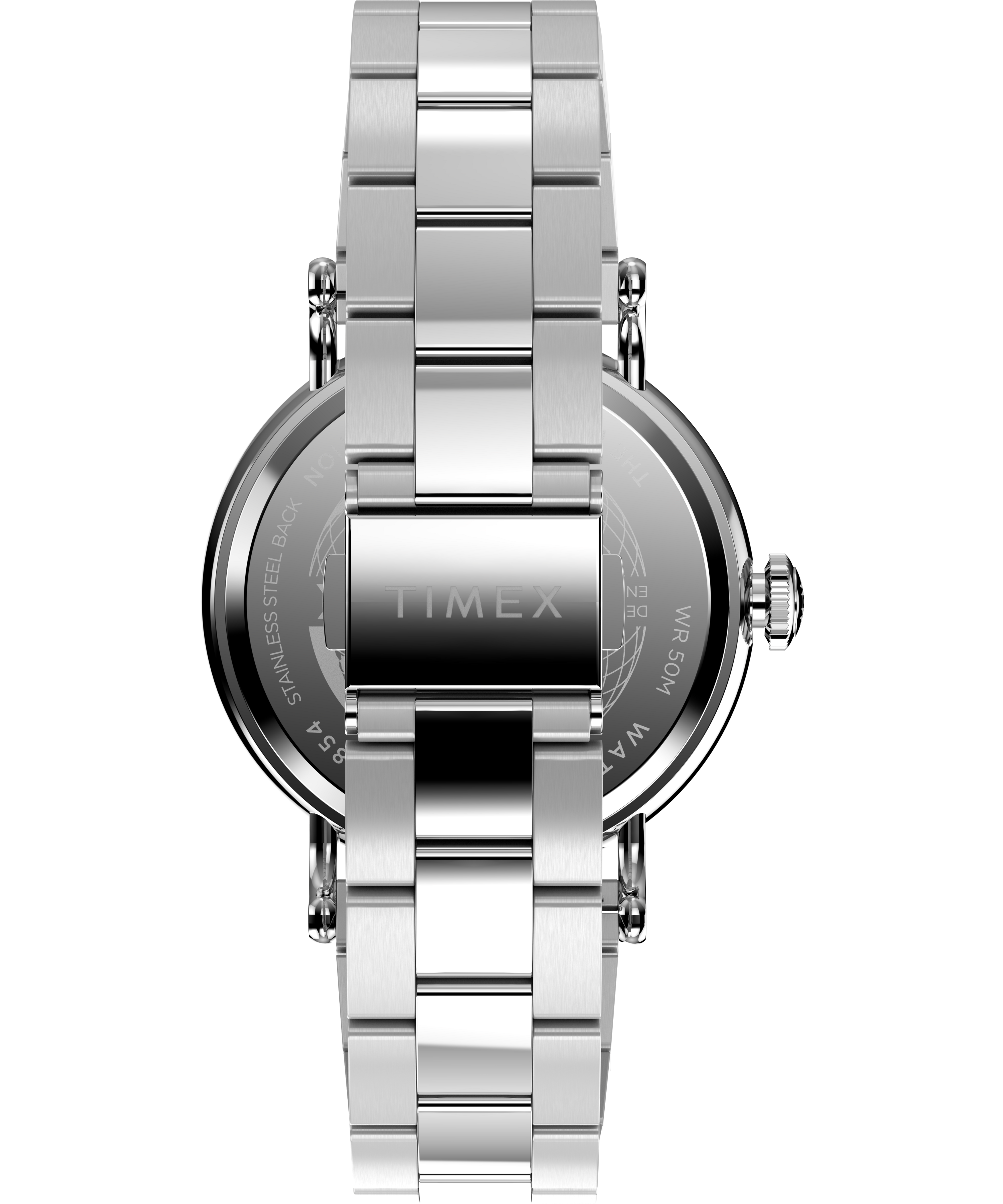 Timex Waterbury 40mm Stainless Steel Blue Dial Watch TW2W20500