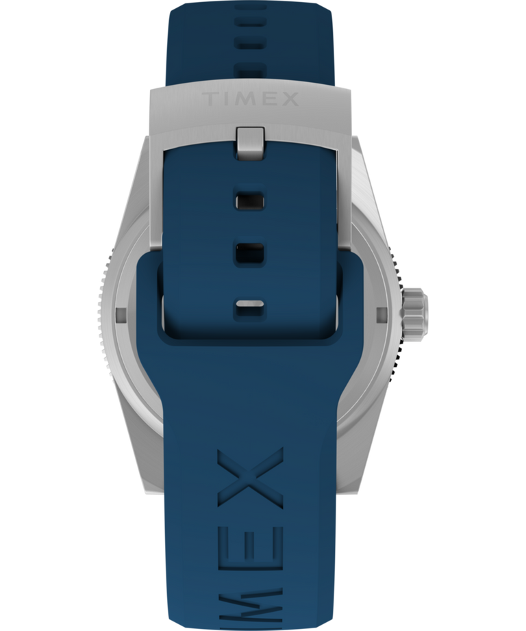 Timex Deepwater Reef 200M 41mm Blue Rubber Strap Watch TW2W74600