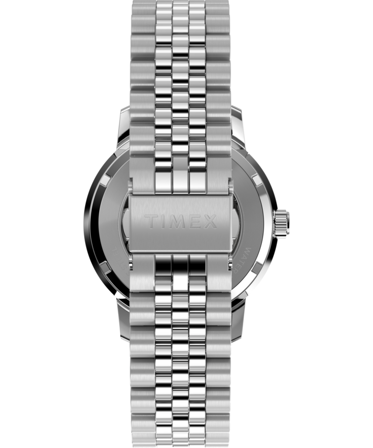 Timex Marlin Automatic Black Dial 40mm Stainless Steel Strap Watch TW2W93200