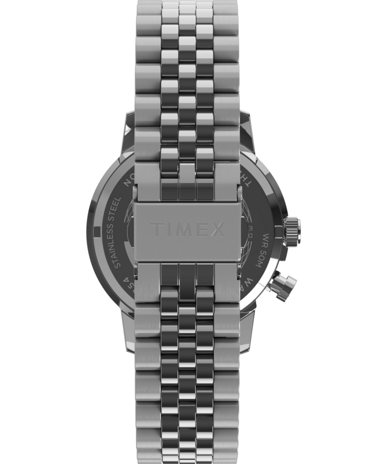 Timex Marlin® Moon Phase Multifunction 40mm Stainless Steel Bracelet Watch