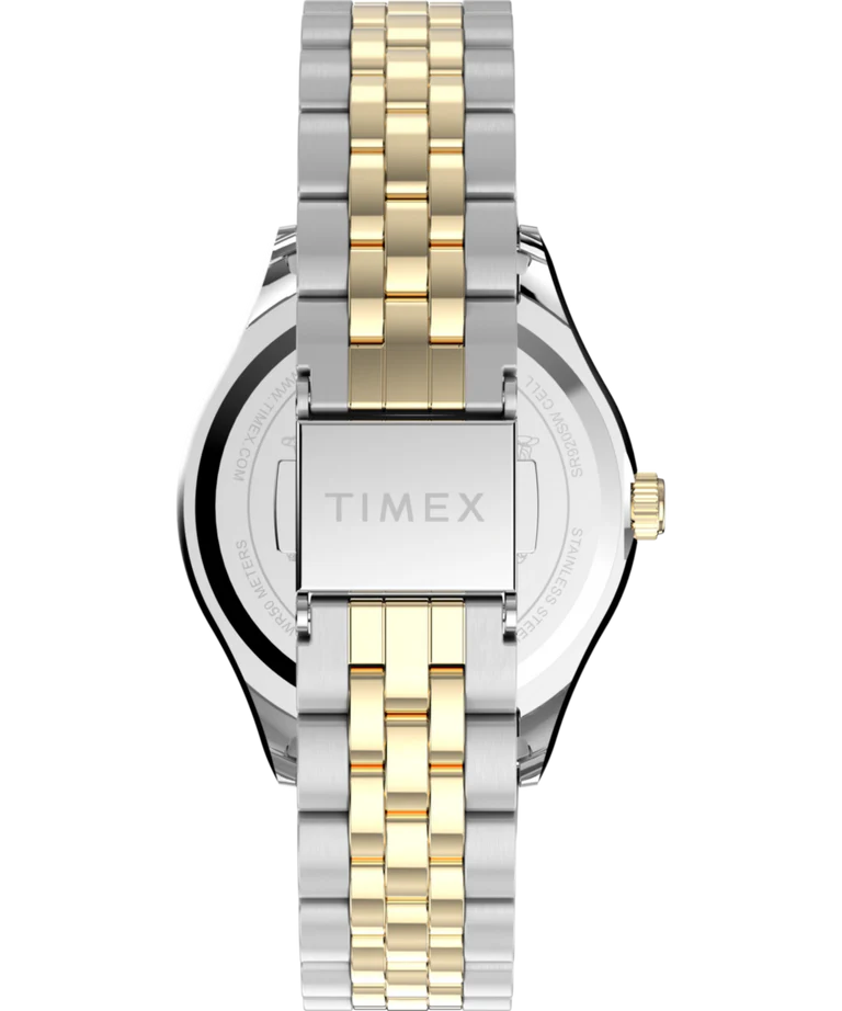 Timex x Peanuts® Legacy Bowtie Two Tone Stainless Steel Watch TW2Y11100