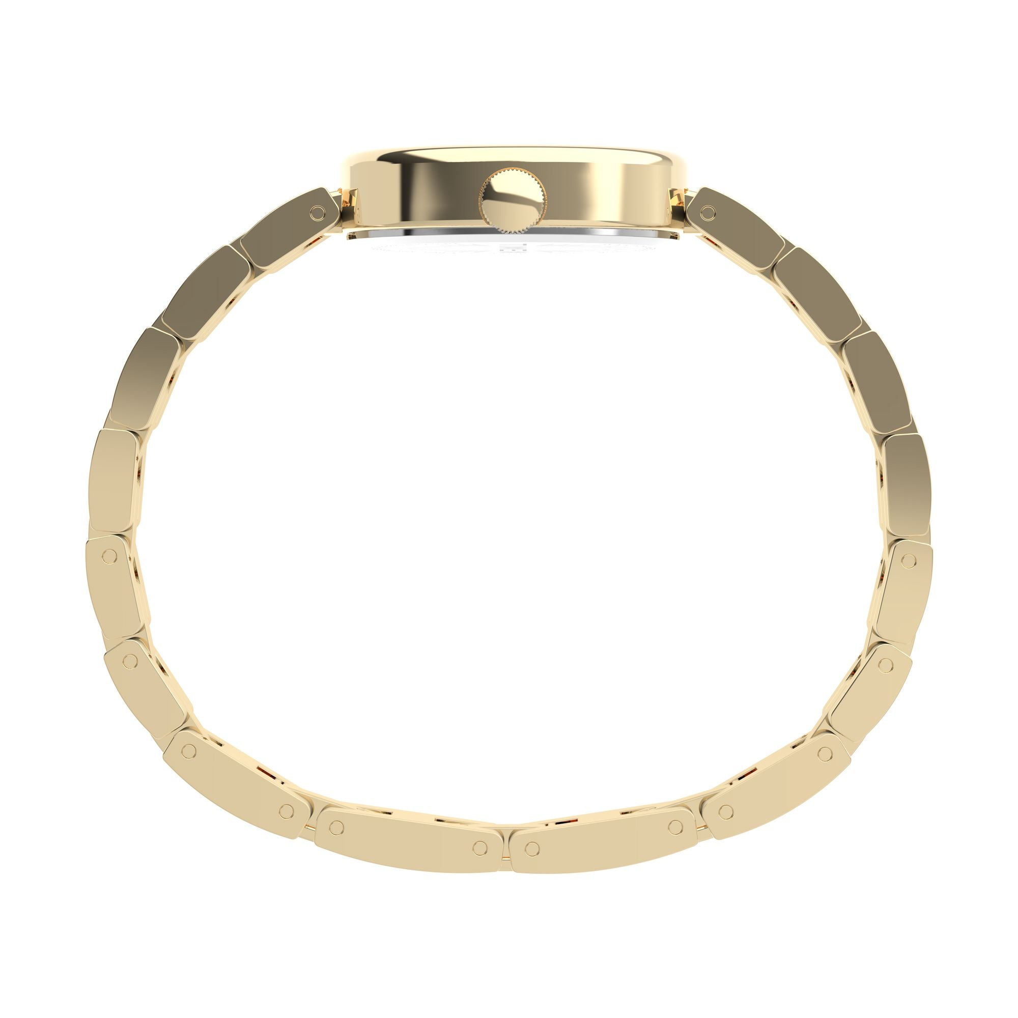 Timex Cavatina Gold Case White Dial Women's Watch TW2Y26700