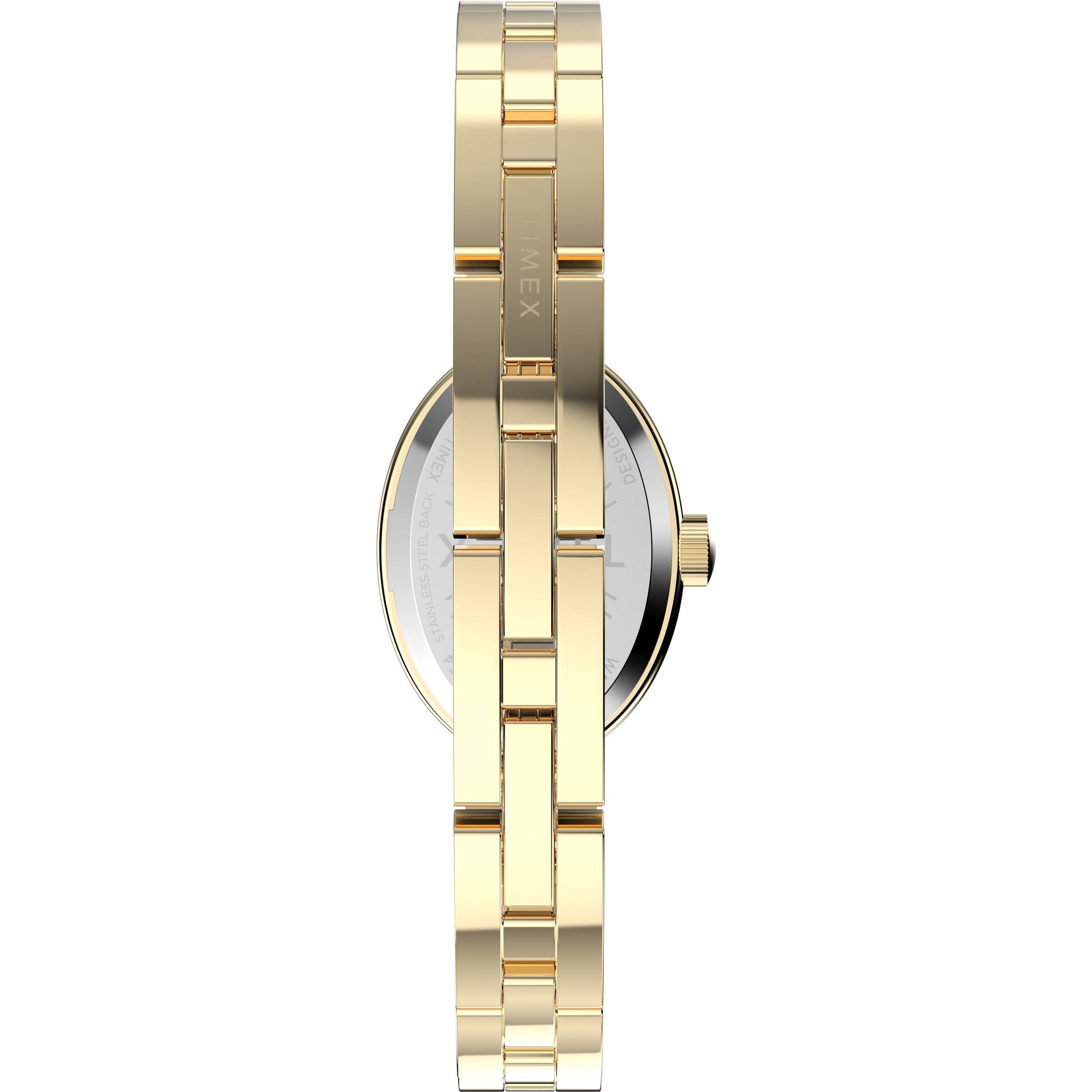 Timex Cavatina Gold Case White Dial Women's Watch TW2Y26700
