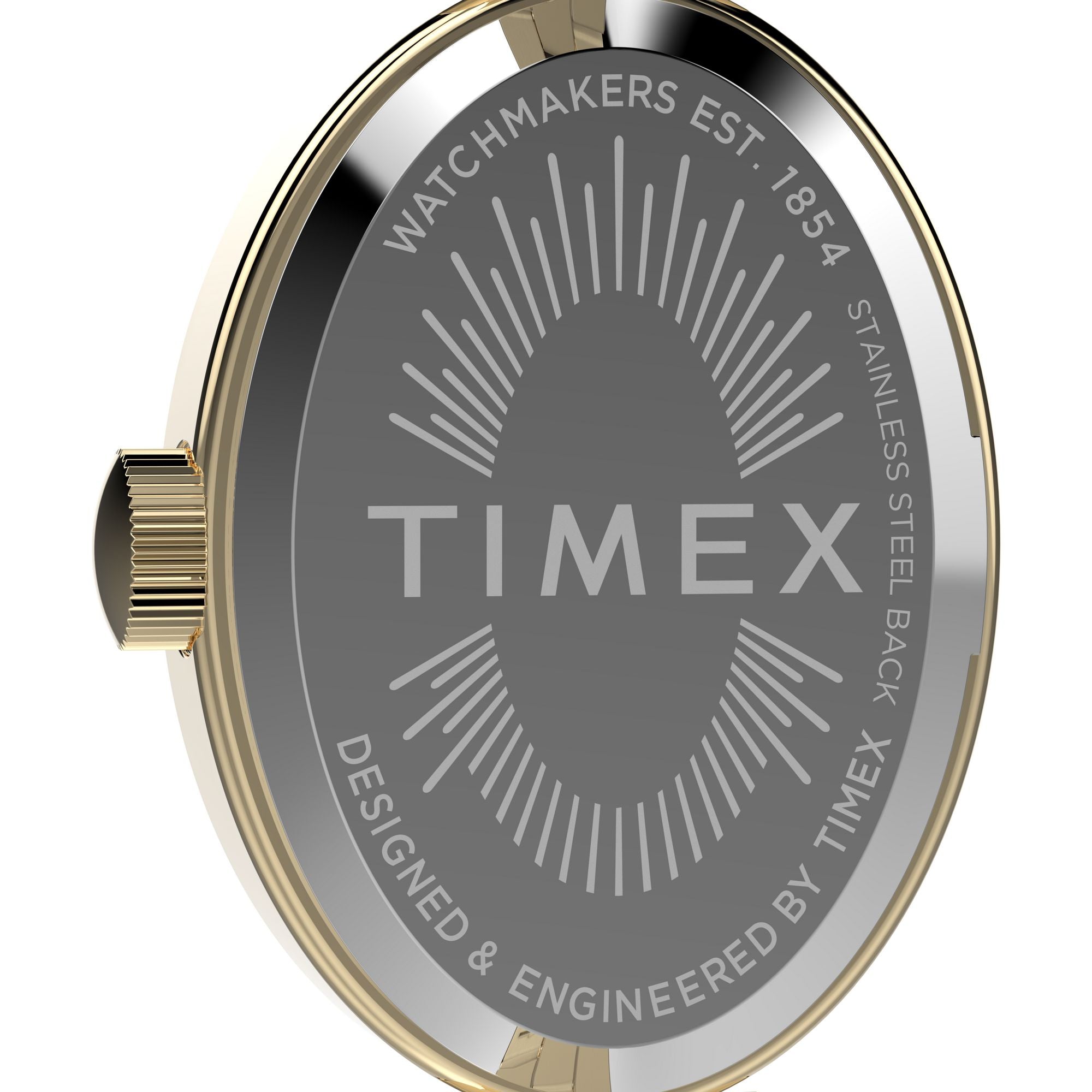 Timex Cavatina Gold Case White Dial Women's Watch TW2Y26700