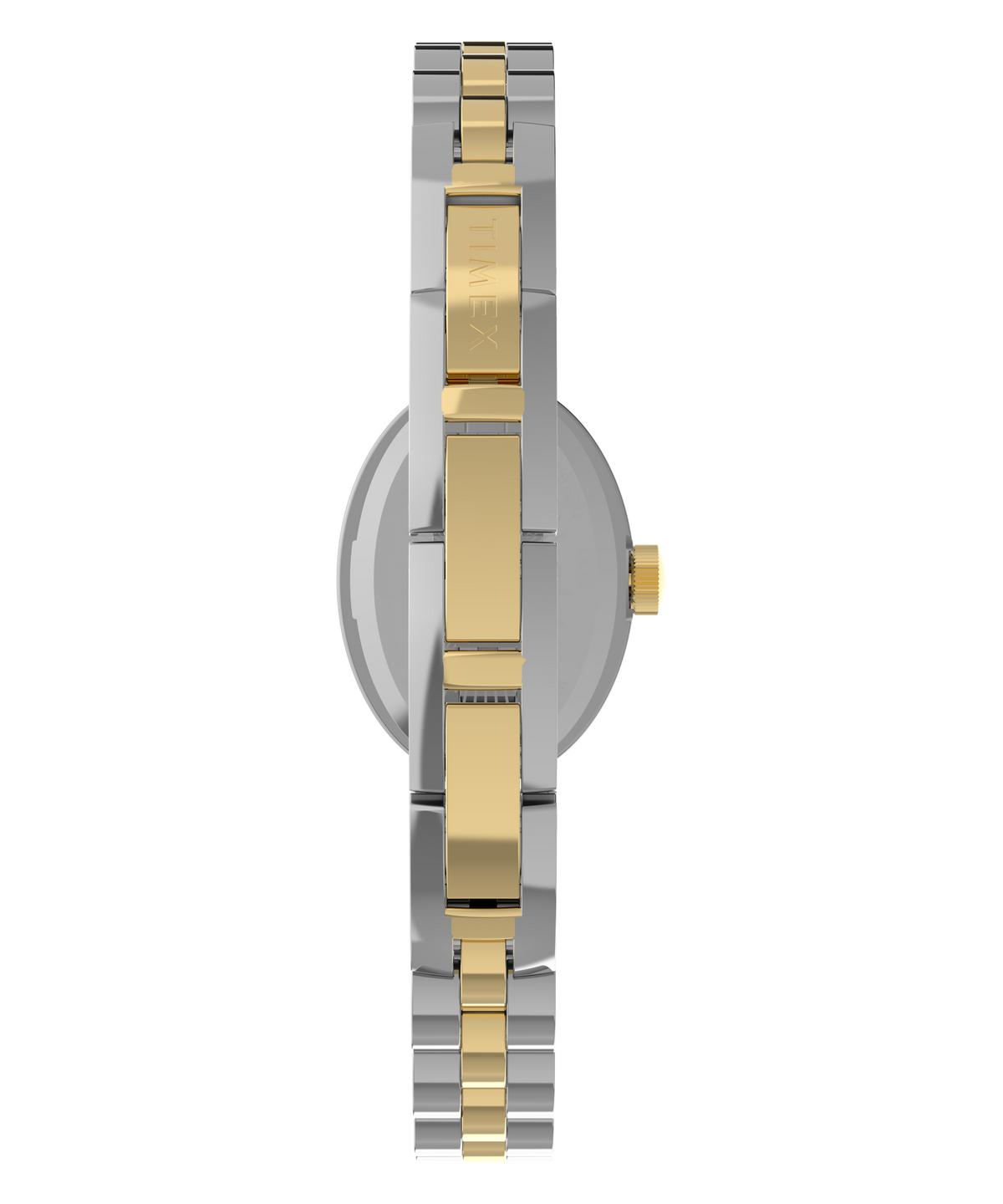 Timex Cavatina 19mm Silver-Tone Dial Two-Tone Bracelet Watch TW2Y90200
