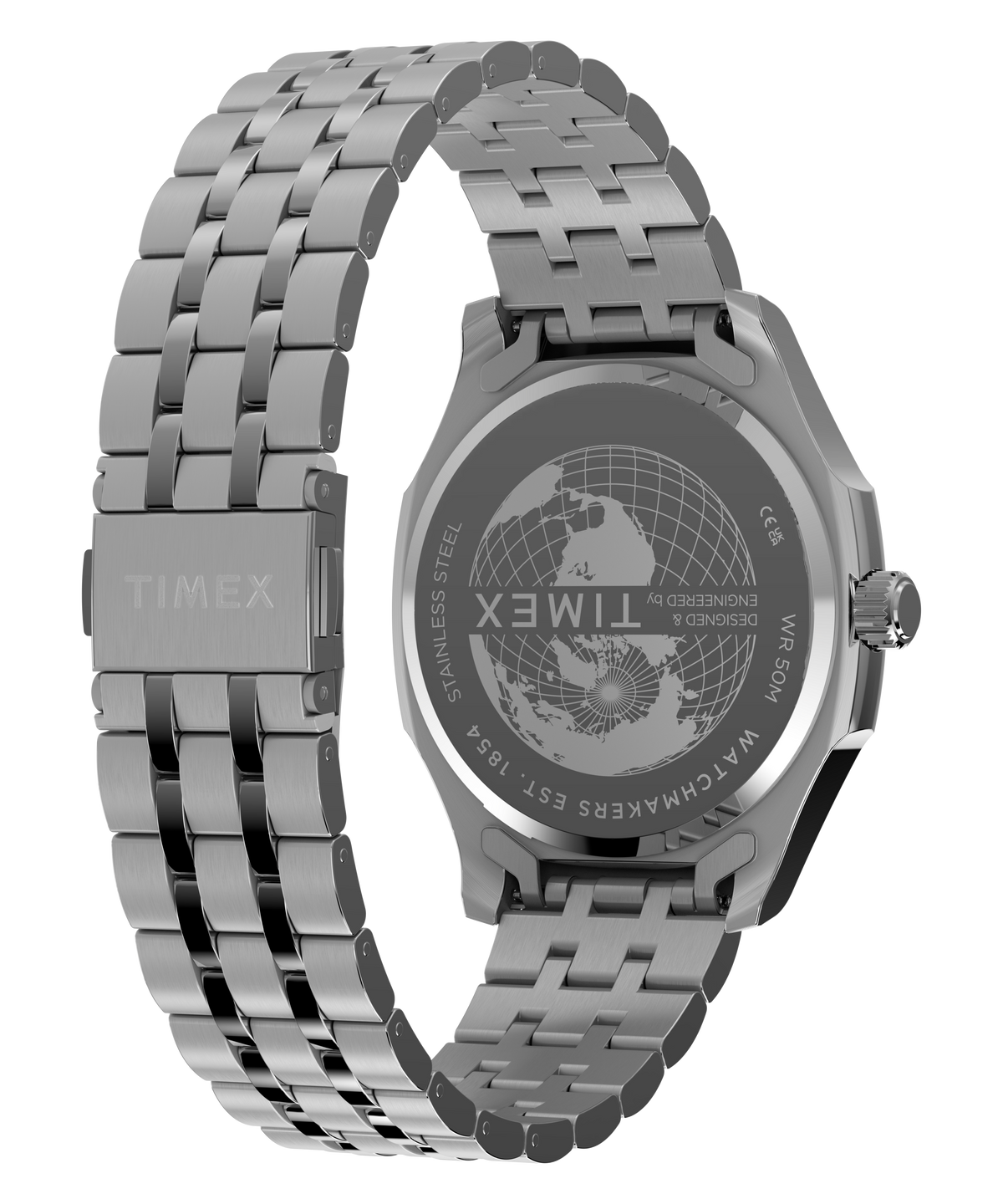 Timex Marquee 41mm Blue Dial Stainless Steel Bracelet Watch TW2Y91500