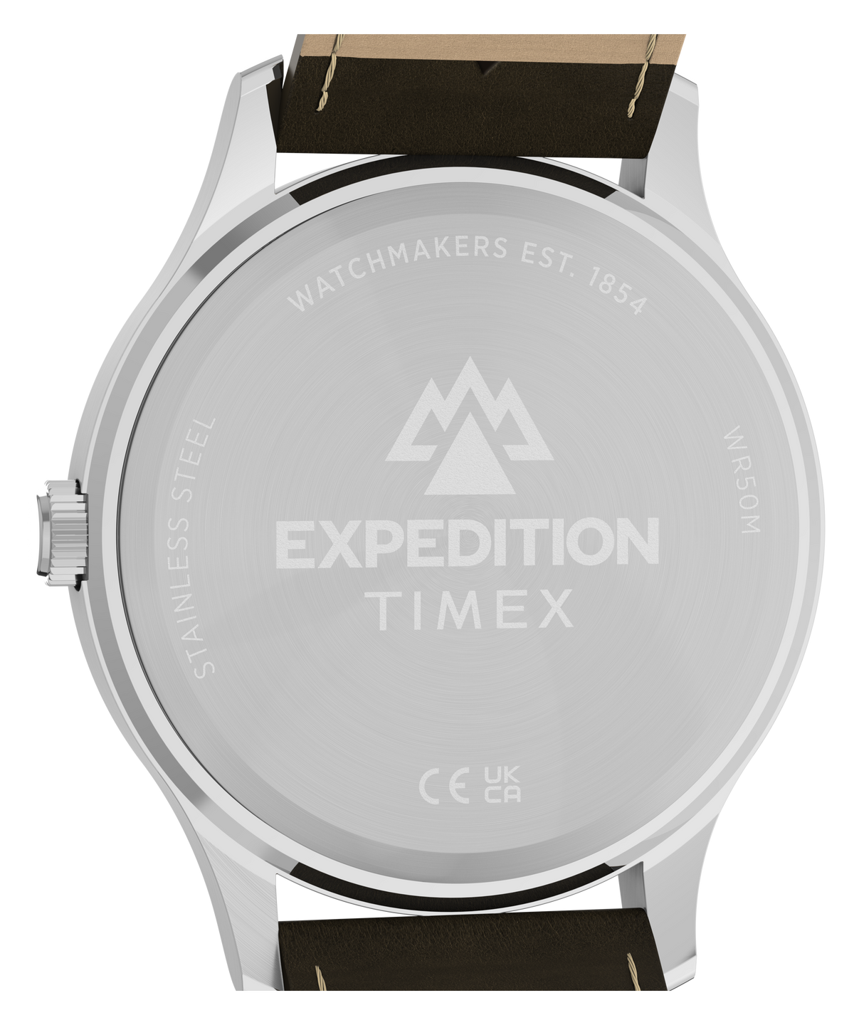 Timex Expedition Field 36.5mm Brown Dial Brown Leather Watch TW4B35800