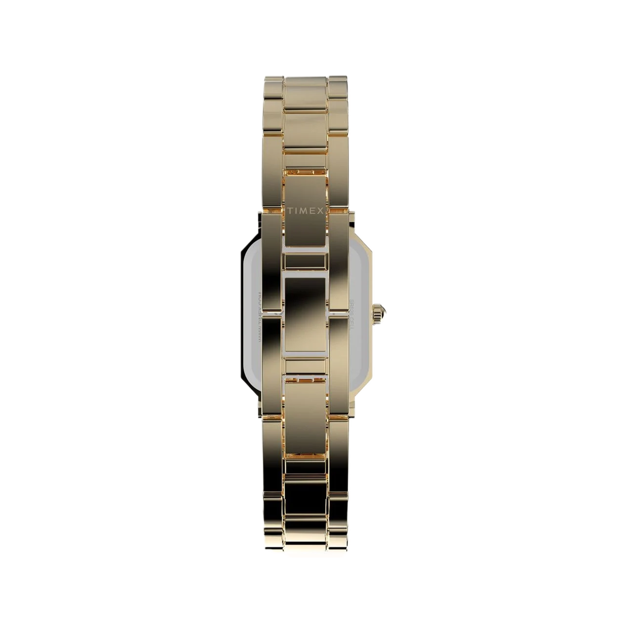 Timex Trend Rectangular White Dial Stainless Steel Watch TW2Y01200