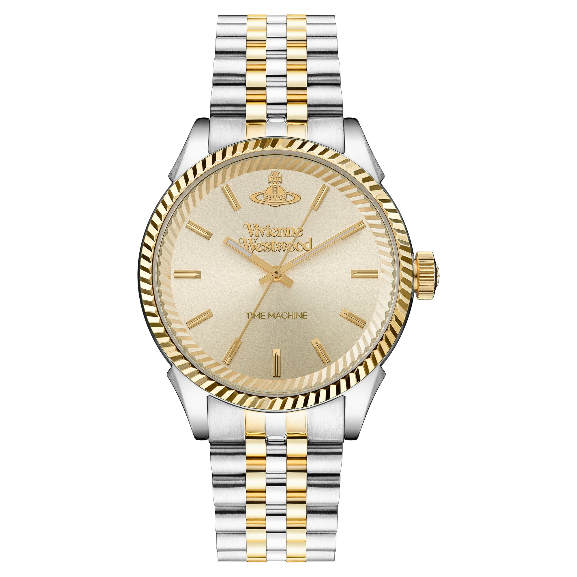 Vivienne Westwood Seymour Homme 41MM Watch Gold Dial