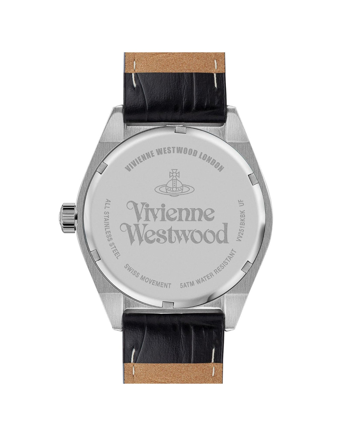 Vivienne Westwood Sydenham Watch Black Leather Strap